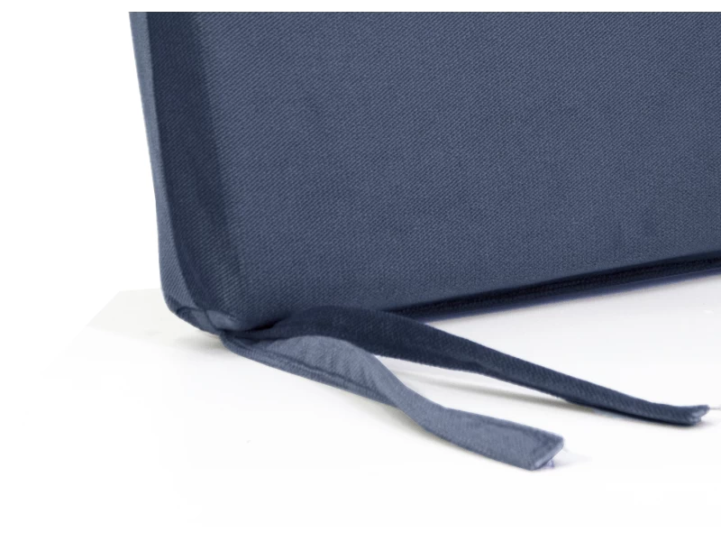 Μαξιλάρι Velure καρέκλας τετράγωνο Μπλε σκούρο χρώμα