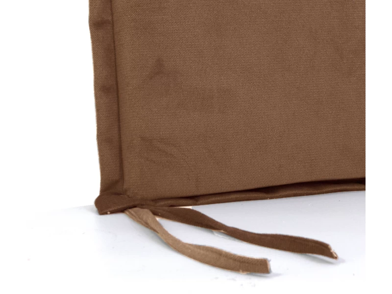 Μαξιλάρι Velure καρέκλας τετράγωνο Πορτοκαλί χρώμα με αυτιά