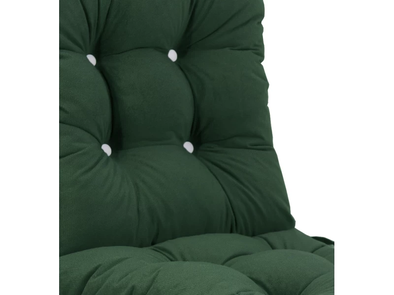 Μαξιλάρι Velure κάθισμα με ενσωματωμένη πλάτη - μπαμπού - Μονόχρωμο κυπαρισσί