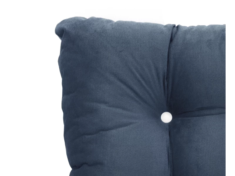 Μαξιλάρι Velure κάθισμα μπαμπού - Μπλε σκούρο