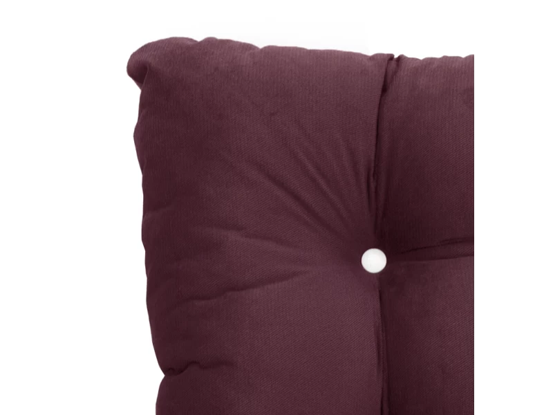 Μαξιλάρι Velure κάθισμα μπαμπού - Μπορντώ
