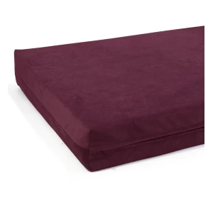 Μαξιλάρι Velure μονοκόμματο αφρολέξ μονόχρωμο μπορντώ