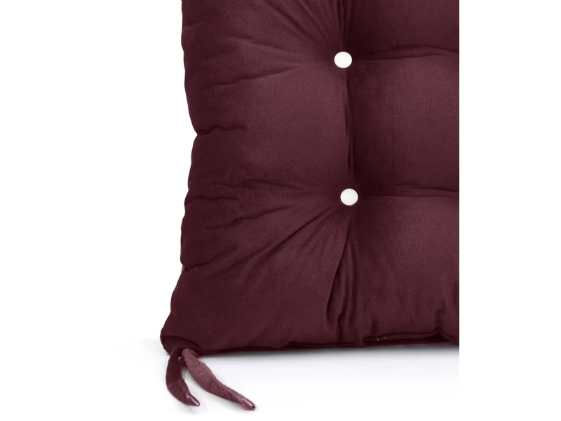 Μαξιλάρι Velure μονόχρωμο μελιτζανί χρώμα για παλέτα με κουμπιά - Μπαμπού Μαξιλάρι Velure μονόχρωμο μελιτζανί χρώμα για παλέτα με κουμπιά - Μπαμπού
