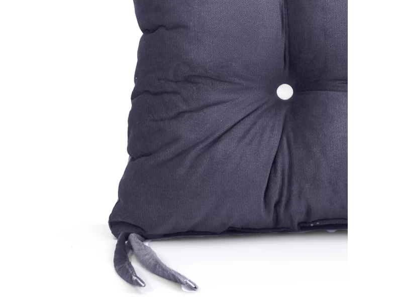 Μαξιλάρι Velure μονόχρωμο μωβ χρώμα για παλέτα με κουμπιά - Μπαμπού Μαξιλάρι Velure μονόχρωμο μωβ χρώμα για παλέτα με κουμπιά - Μπαμπού