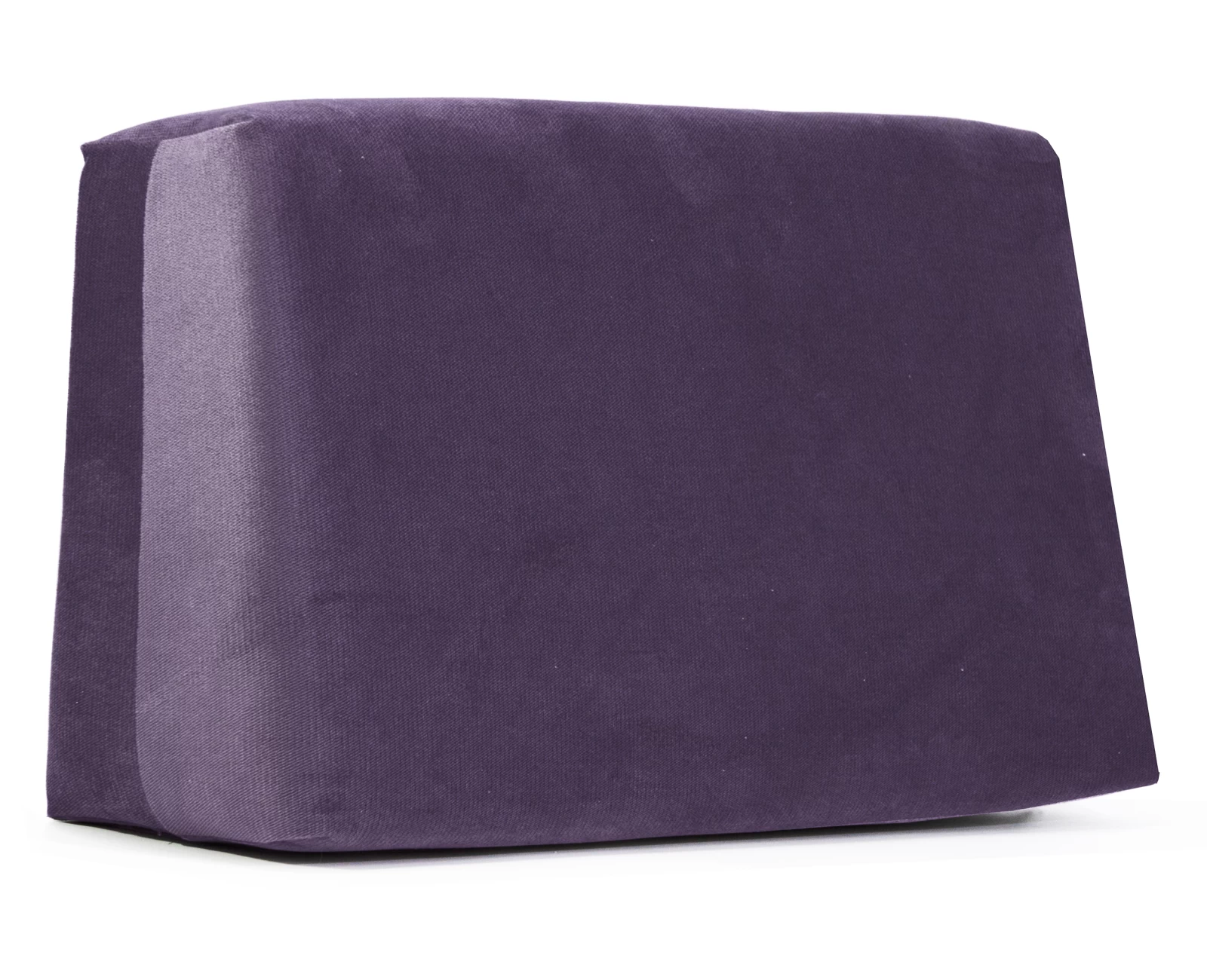 Μαξιλάρι Velure πλάτης τριγωνικό (Φάλτσο) Μωβ | Mypouf.gr